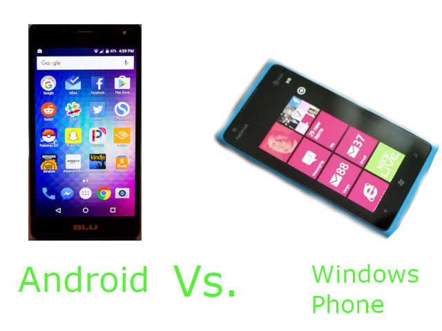 Android vs Windows Phone Image